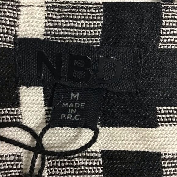 Revolve X NBD Gingham Bralette Crop Top New With Tag Size Medium - Picture 8 of 10